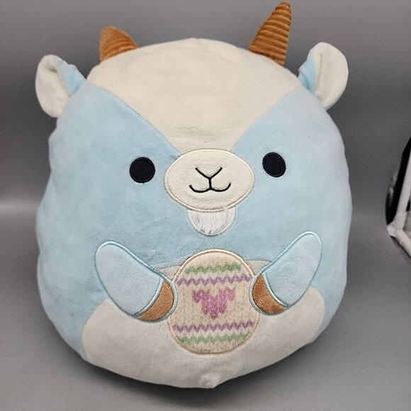 Squishmallows Hug Me 14" DOMINGO The Bull Plush Easter Blue - Picture 1 of 4